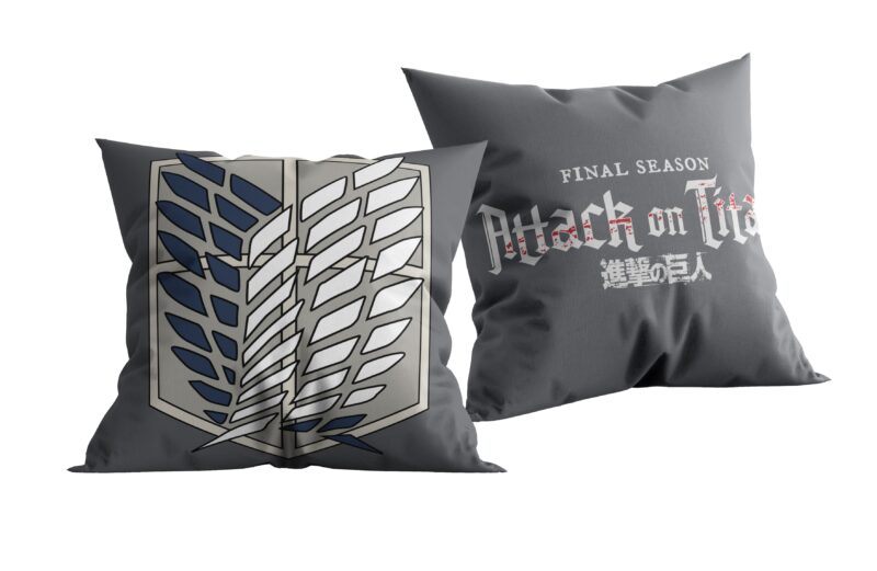 Attack on Titan sierkussen Verkenningslegioen 40 x 40 cm - 40 x 40 cm - 100% Polyester