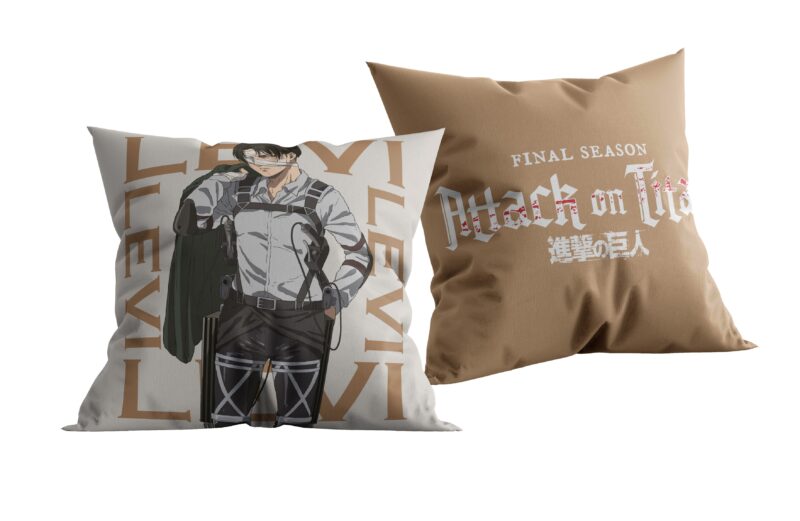 Attack on Titan sierkussen Levi 40 x 40 cm - 40 x 40 cm - 100% Polyester