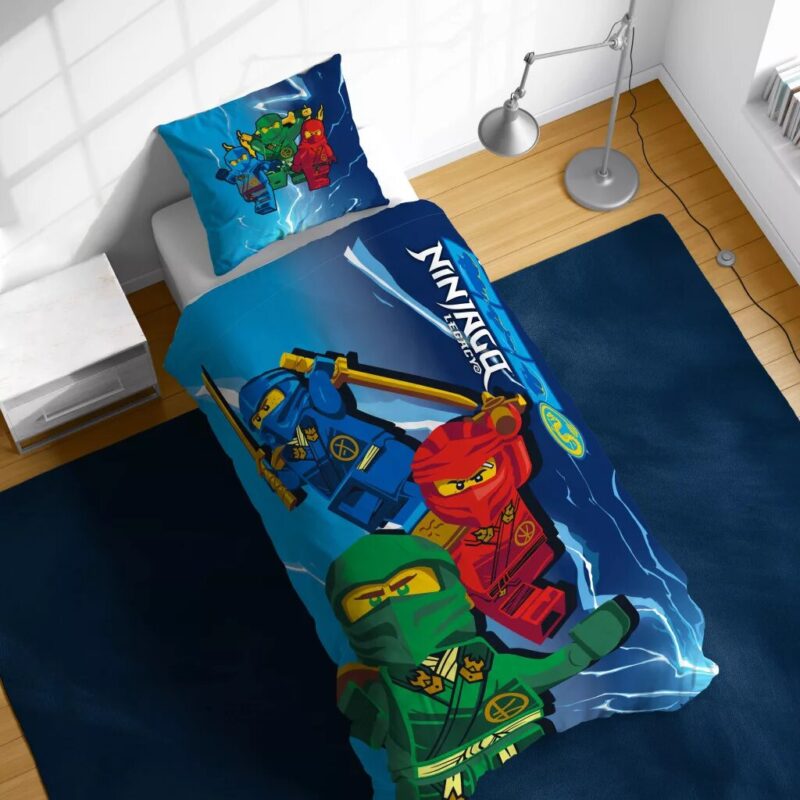 Ninjago Dragon's Rising 100 x 135 cm overtrek van Lego, 100 x 135 cm, kussensloop 40 x 60 cm