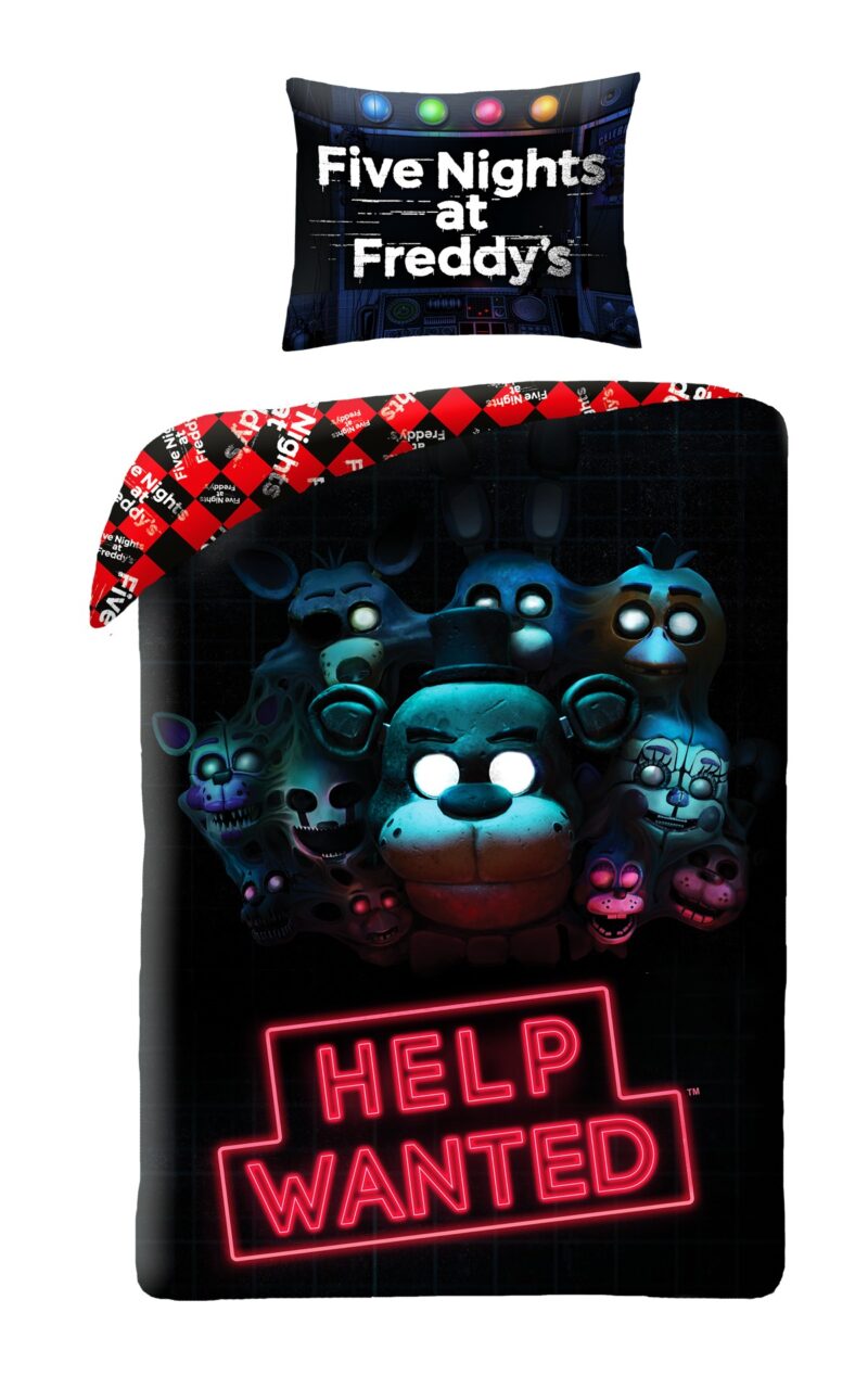Five Nights At Freddy's dekbedovertrek - 140 x 200 cm - 100% Polyester