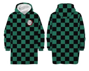 Demon Slayer deken Large - Large (volwassen) - 100% Polyester