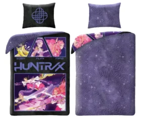 Demon Hunters dekbedovertrek Honmoon 140 x 200 cm - Roze - 140 x 200 cm - 100% Polyester