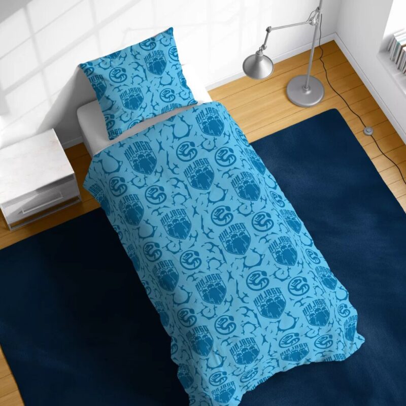Katoen dekbedset Skybound Village 100 x 135 cm van Lego in 100 x 135 cm