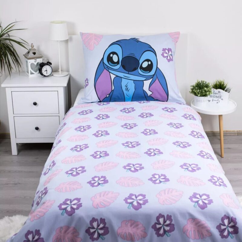Katoen dekbedset Cute 140 x 200 cm van Lilo en Stitch in 140 x 200 cm