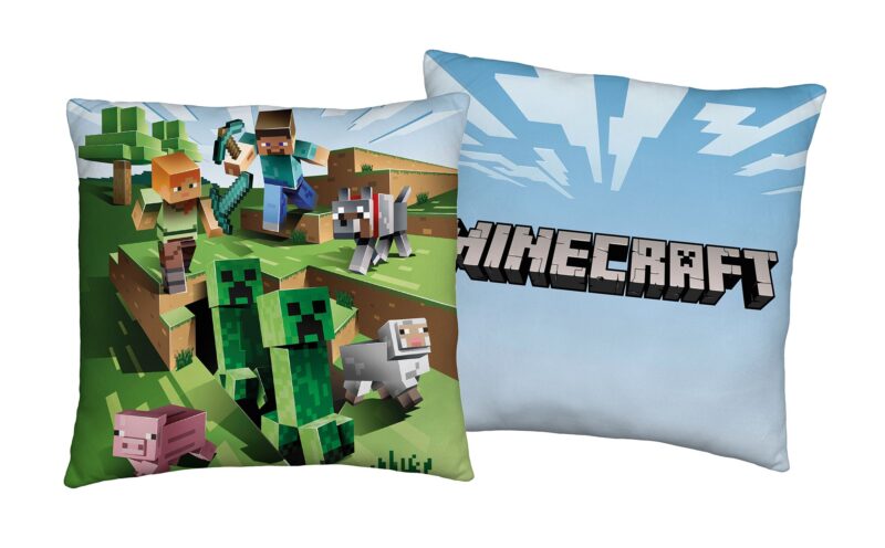 Minecraft sierkussen Steve en Alex 40 x 40 cm - 40 x 40 cm - 100% Polyester