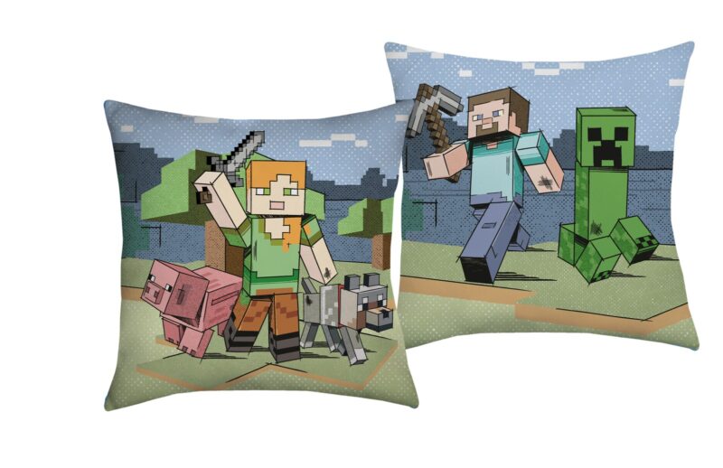 Minecraft sierkussen Comic 40 x 40 cm - 40 x 40 cm - 100% Polyester