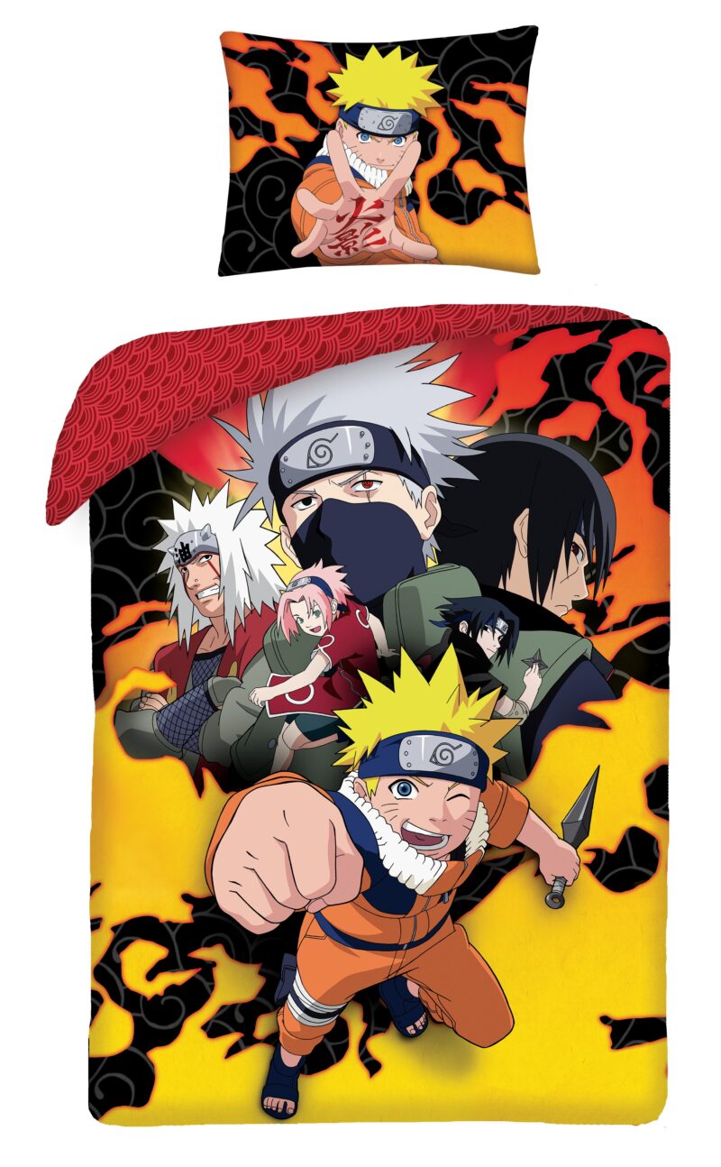 Naruto dekbedovertrek - 140 x 200 cm - 100% katoen
