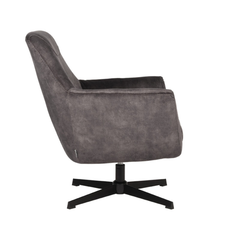 Fauteuil van Label51, Antraciet