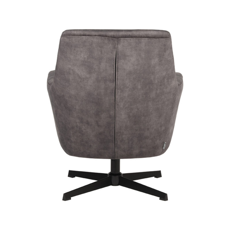 Label51 fauteuil van Velours - Antraciet