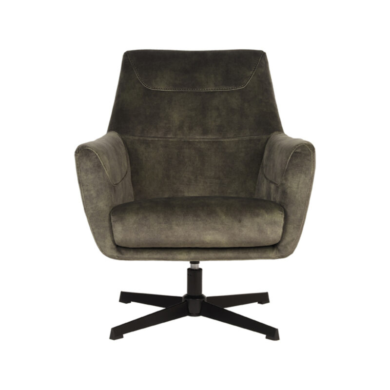 LABEL51 Fauteuil Toby - Hunter - Velours - One Size Velours
