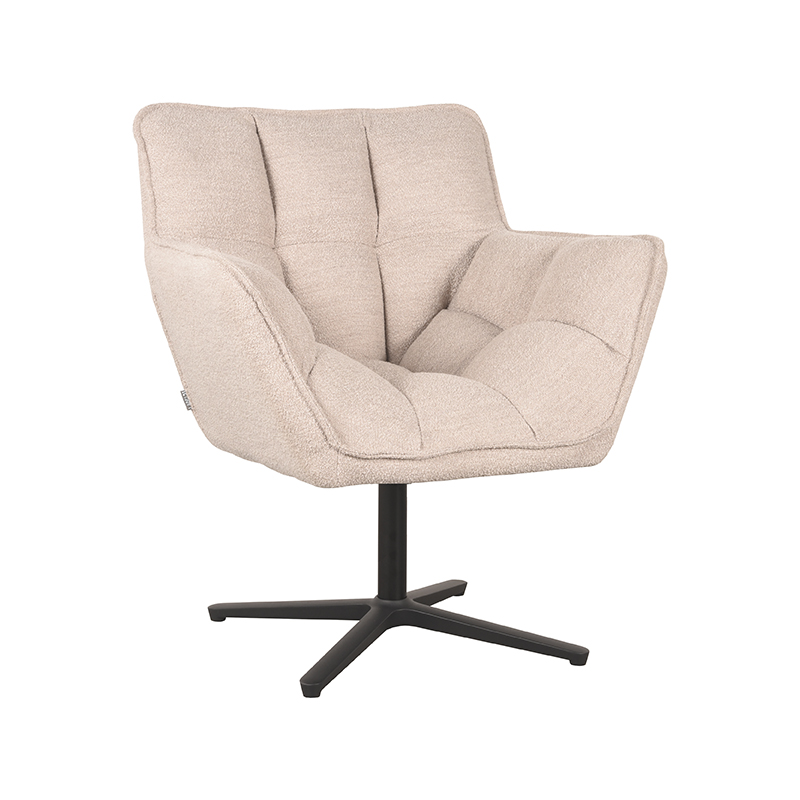 LABEL51 Fauteuil Ian - Naturel - Boucle - One Size Ian
