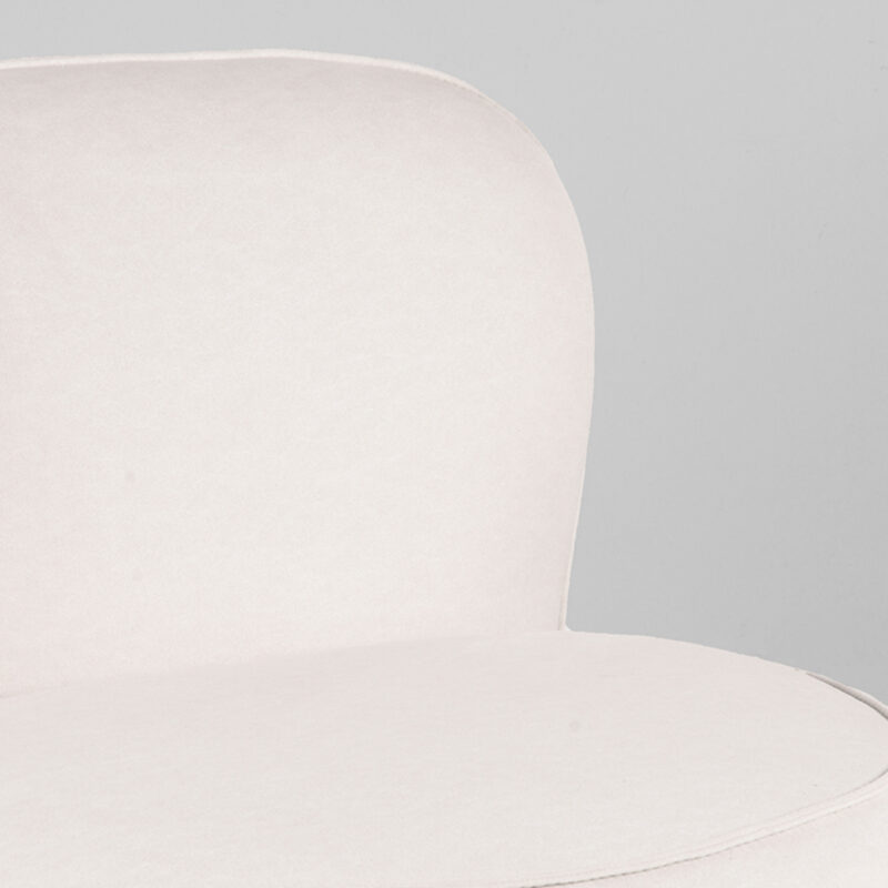 Fauteuil van Label51, Crème