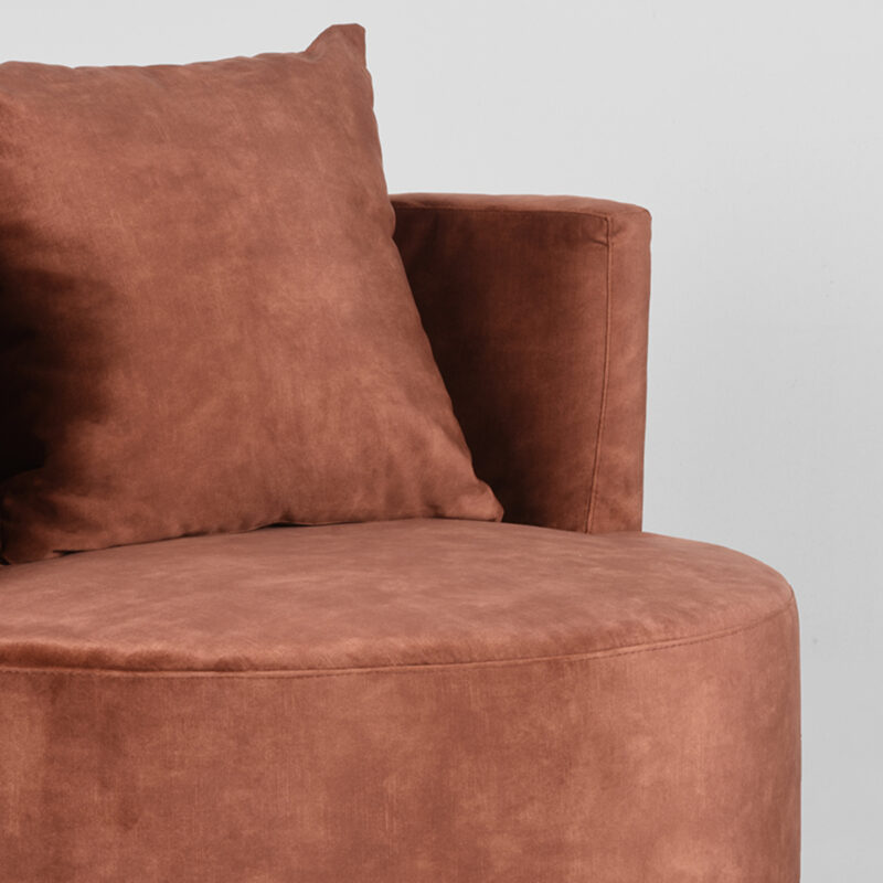 Label51 fauteuil van Velours - Rust