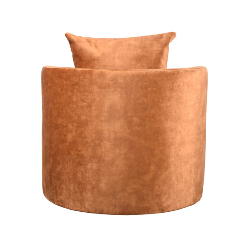 LABEL51 Fauteuil Evy - Oker - Velours - One Size Evy