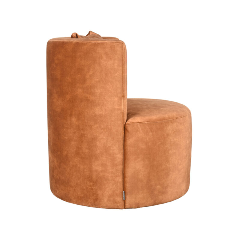 LABEL51 Fauteuil Evy - Oker - Velours - One Size Velours