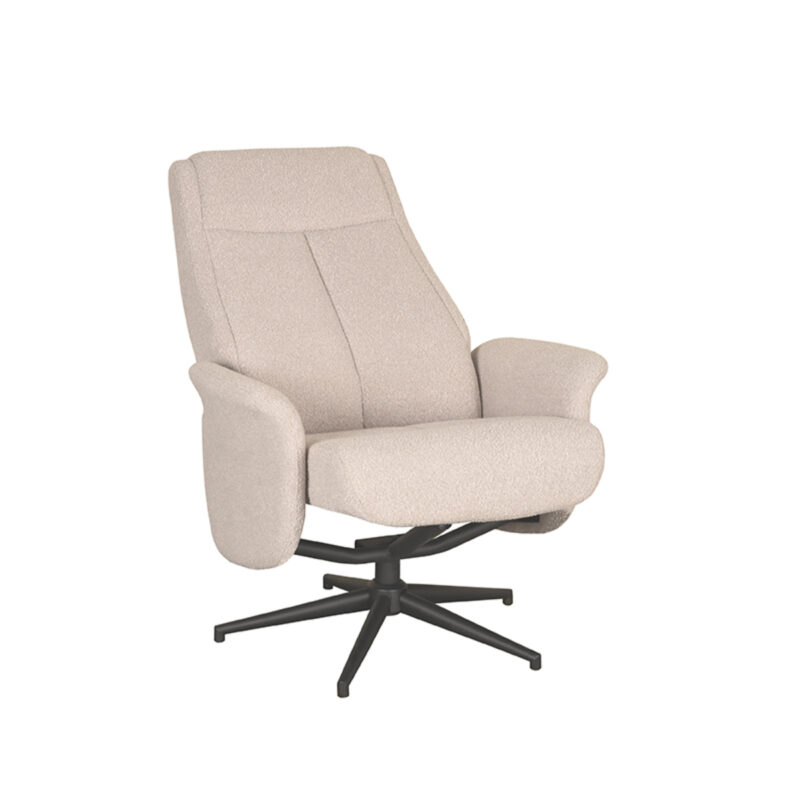 LABEL51 Fauteuil Bergen - Naturel - Boucle - Excl. Hocker Bergen