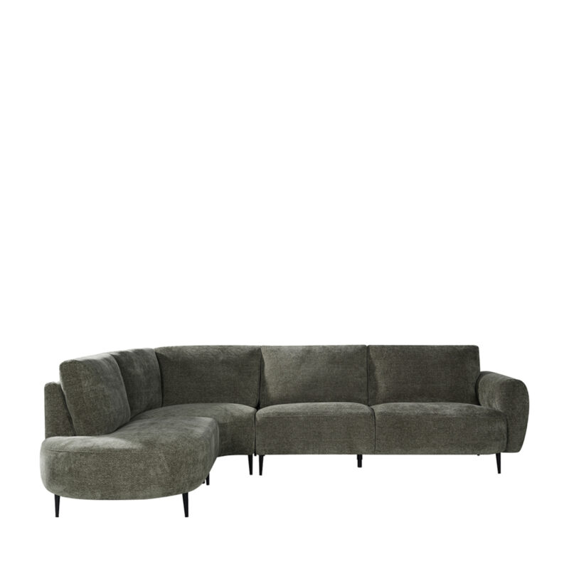 LABEL51 Hoekbanken Milano – Hunter – Chenille – Hoekbank Links