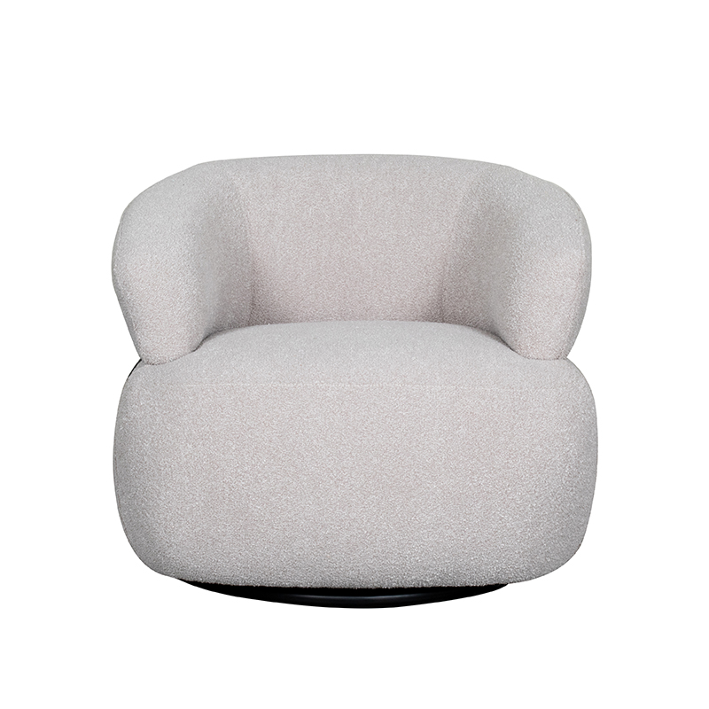 LABEL51 Fauteuil Valenza - Naturel - Boucle - One Size Boucle