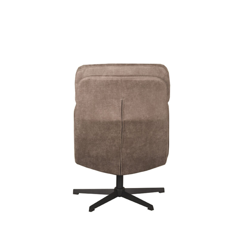 Taupe relaxstoel van Label51 - Micro Suede