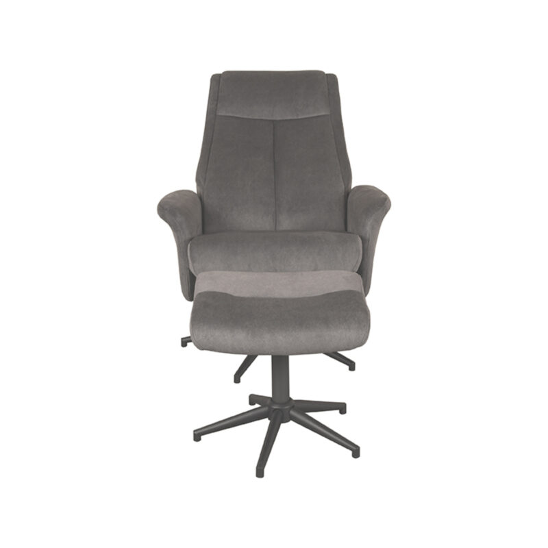 Fauteuil van Label51, Antraciet - Cosmo