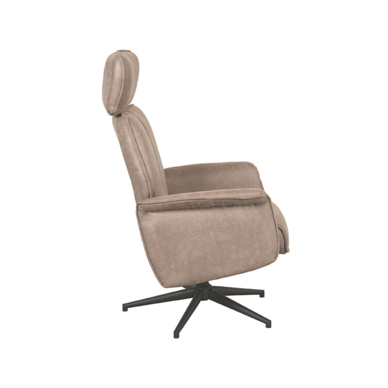 Label51 fauteuil van Micro Suede - Taupe