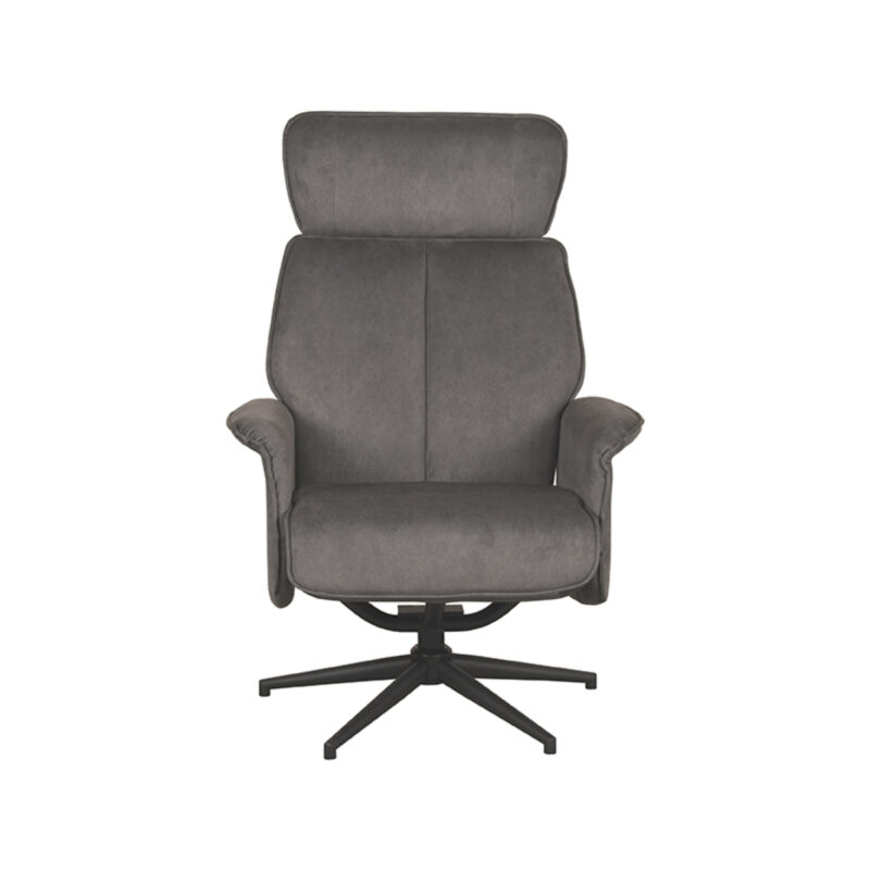 LABEL51 Fauteuil Verdal - Antraciet - Cosmo - Excl. Hocker Cosmo