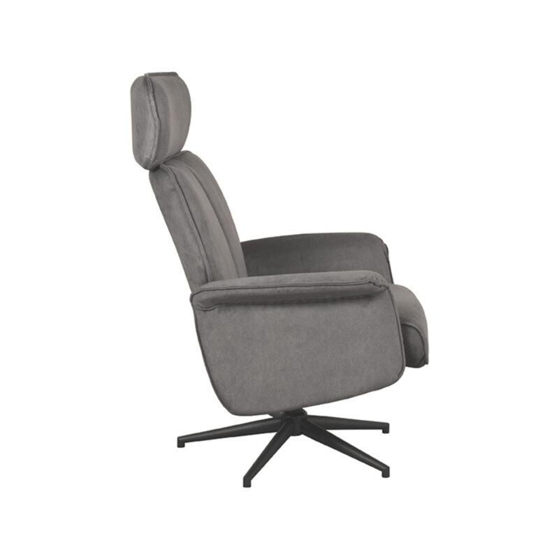 Verdal Velvet Excl - Fauteuil van Label51, Antraciet