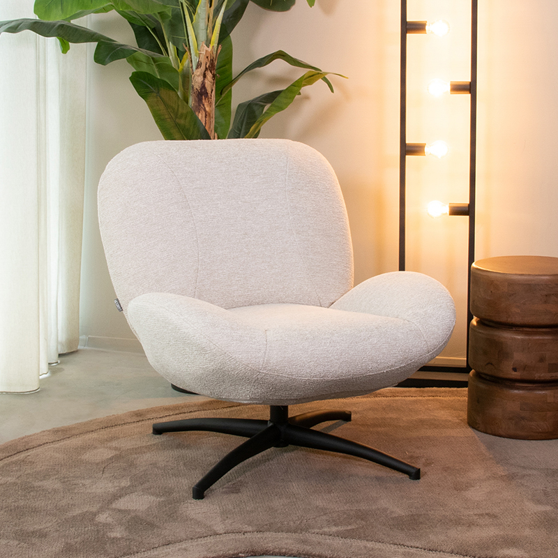 LABEL51 Fauteuil Clayton - Naturel - Canyon - One Size