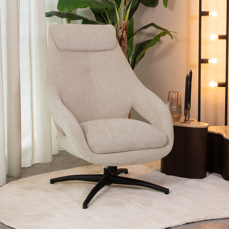 LABEL51 Fauteuil Maxwell - Naturel - Elite - One Size