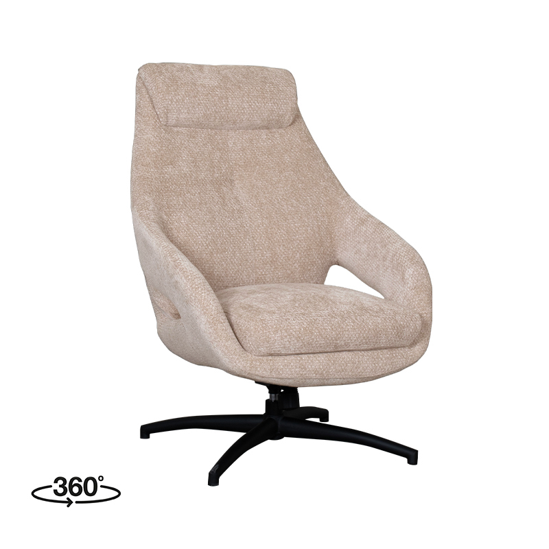 LABEL51 Fauteuil Maxwell - Clay - Elite - One Size Maxwell