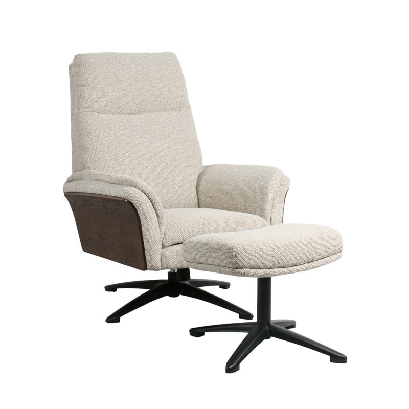 LABEL51 Fauteuil I_Zenza - Naturel - Royal Boucle - One Size