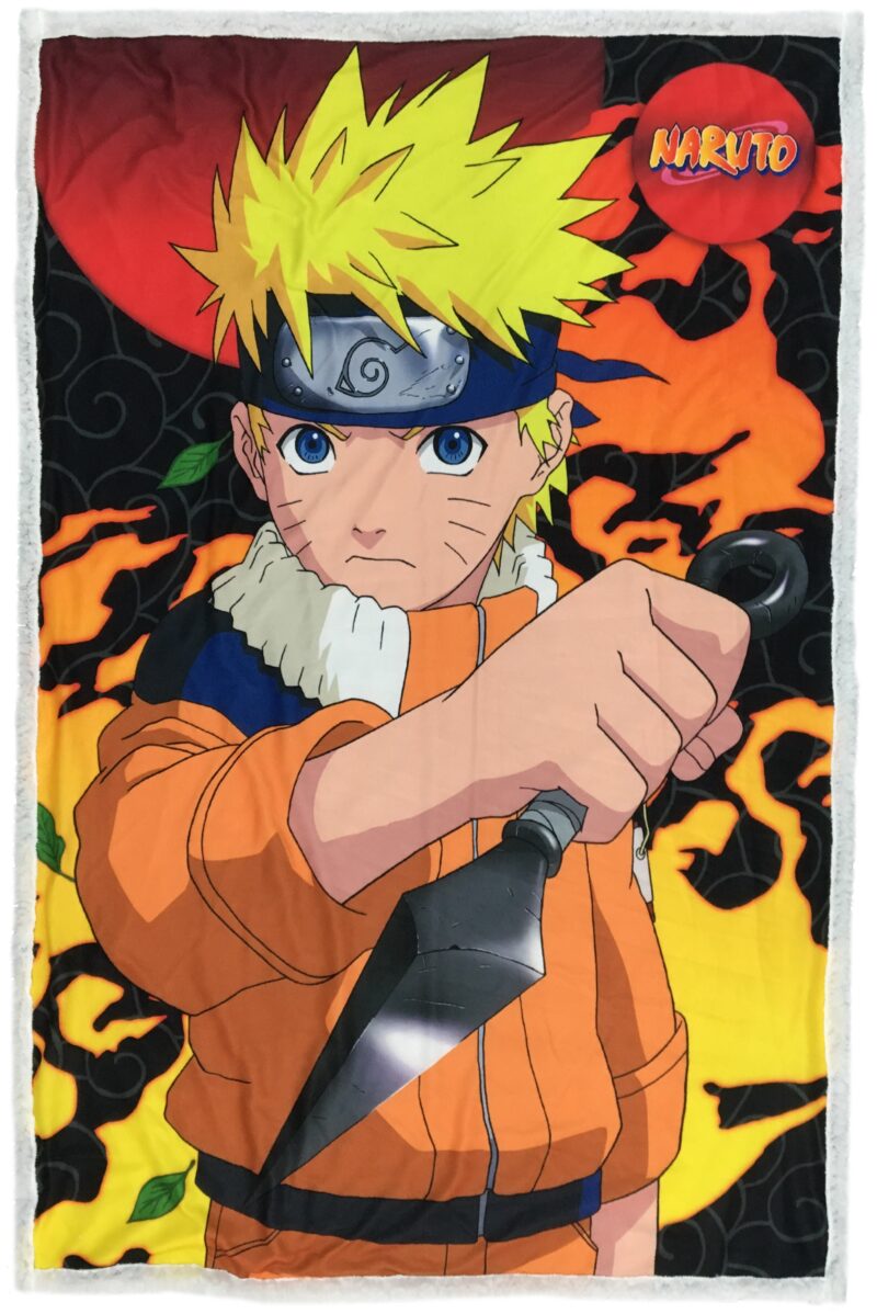 Naruto sherpa deken Naruto Kunai 100 x 150 cm - polyester