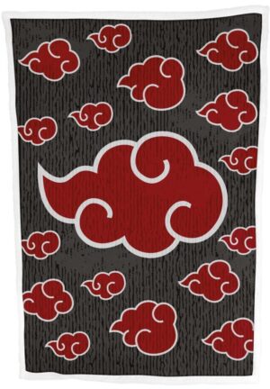 Naruto deken Akatsuki Wolken 100 x 150 cm - 100 x 150 cm - 100% Polyester