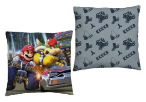 Mario sierkussen en Bowser 40 x 40 cm - 40 x 40 cm - 100% Polyester
