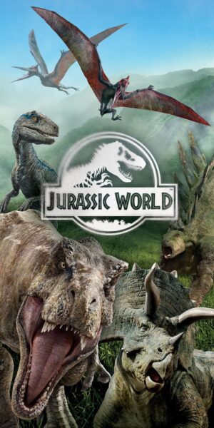 Jurassic World strandlaken 70 x 140 cm - 70 x 140 cm - 100% katoen