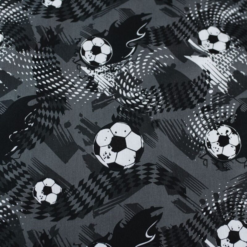 Voetbal dekbedovertrek 140 x 200 cm van 100% katoen, Football 03 140 x 200 cm