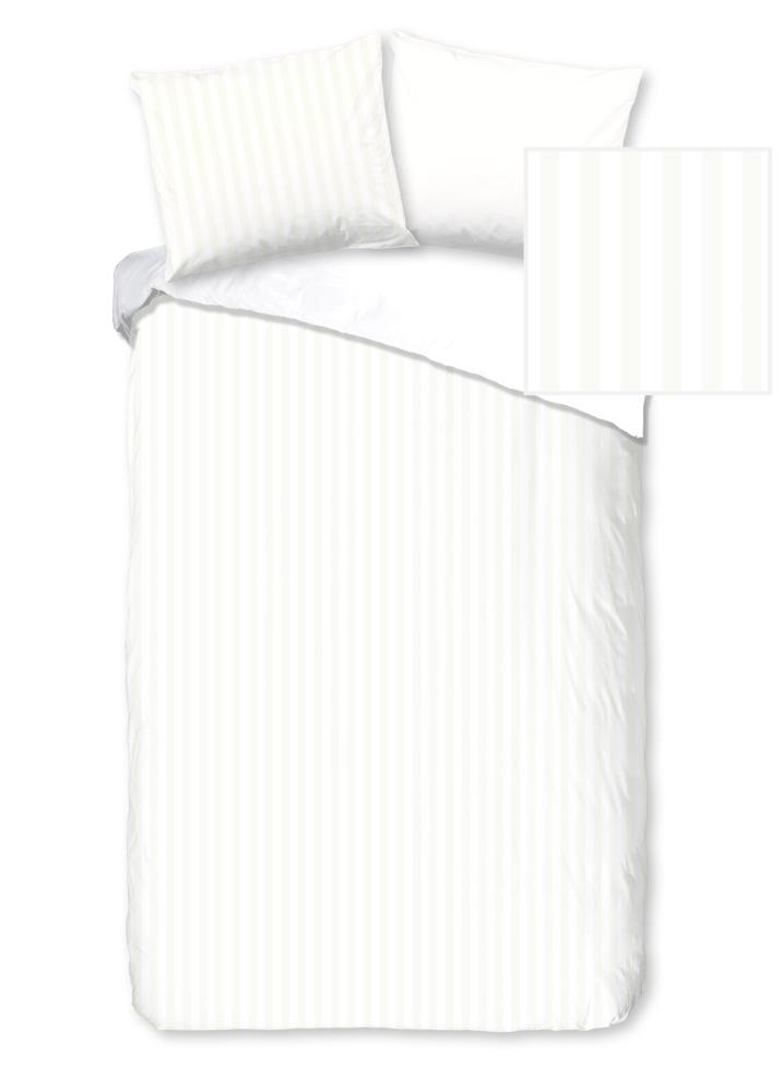 Descanso dekbedovertrek Hotel Sevilla - Wit - 140 x 220 cm - 100% katoen