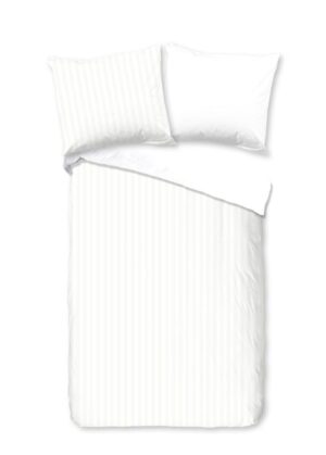Descanso dekbedovertrek Hotel Sevilla - Wit - 100 x 135 cm - 100% katoen