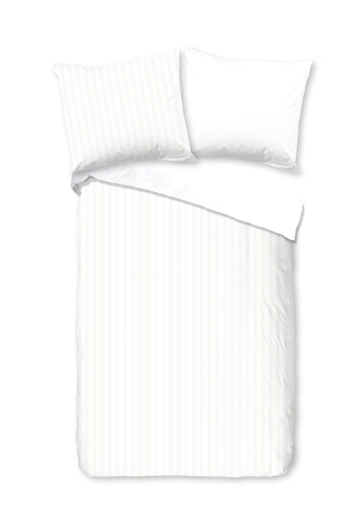 Descanso dekbedovertrek Hotel Sevilla - Wit - 100 x 135 cm - 100% katoen