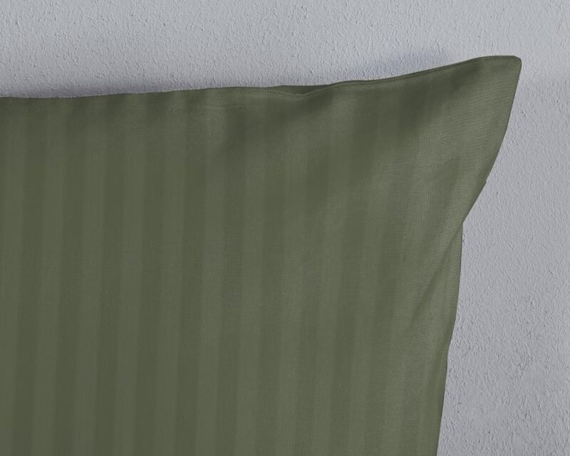 Beddengoed Hotel Sevilla 140 x 220 cm van Descanso, Groen - kussensloop 60 x 70 cm