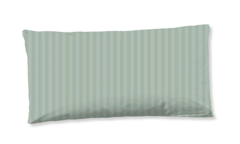 Descanso kussensloop Hotel Sevilla - Groen - 40 x 80 cm - 100% katoen
