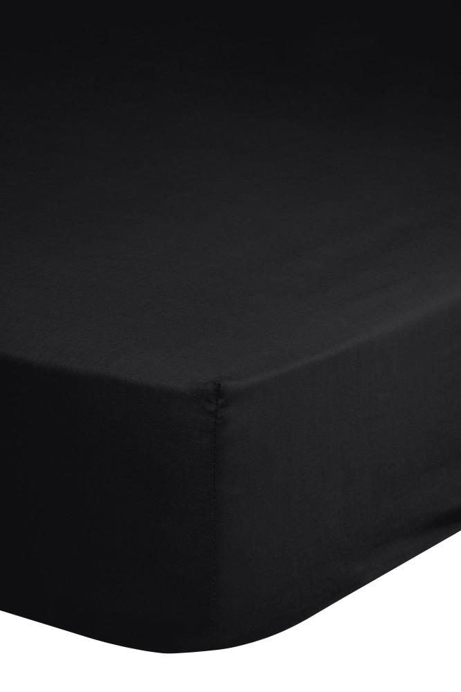 Good Morning Hoeslaken "Uni" - Zwart - (180x220 cm) - 100% Katoen