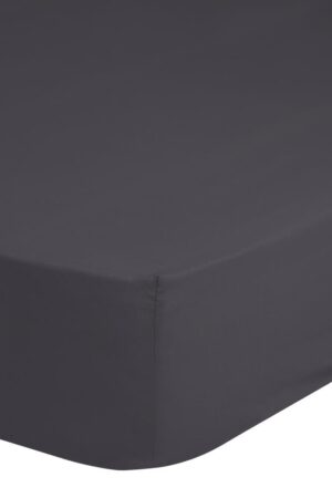 Good Morning hoeslaken - Grijs - 200 x 220 cm - 100% katoen