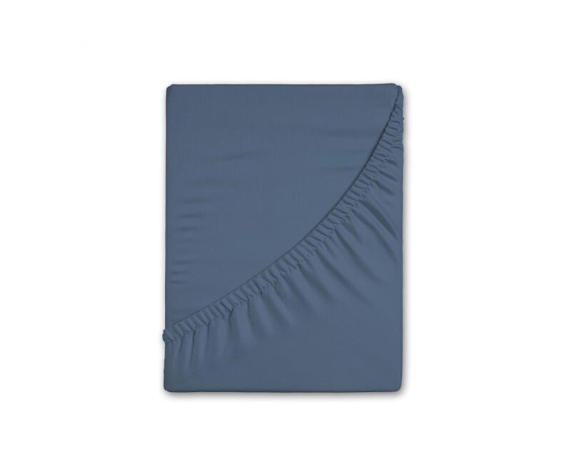 100% katoen hoeslaken van Good Morning in 60 x 120 cm - Blauw