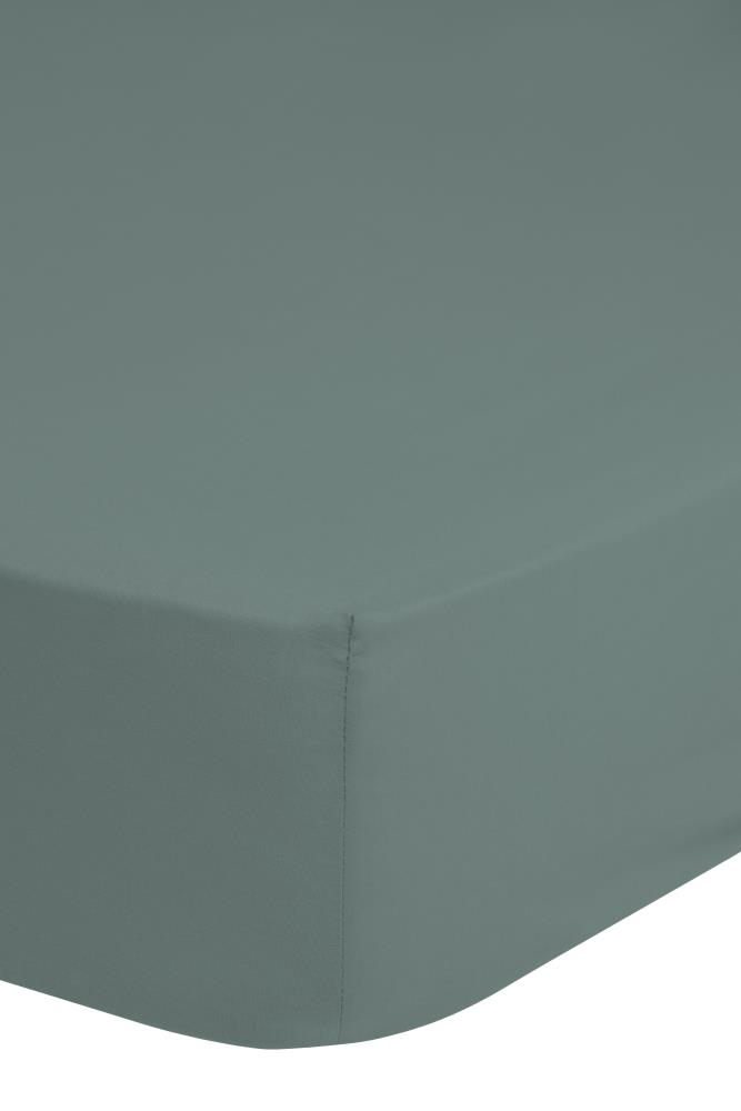 Good Morning Hoeslaken "Uni" - Groen - (70x150 cm) - 100% Katoen