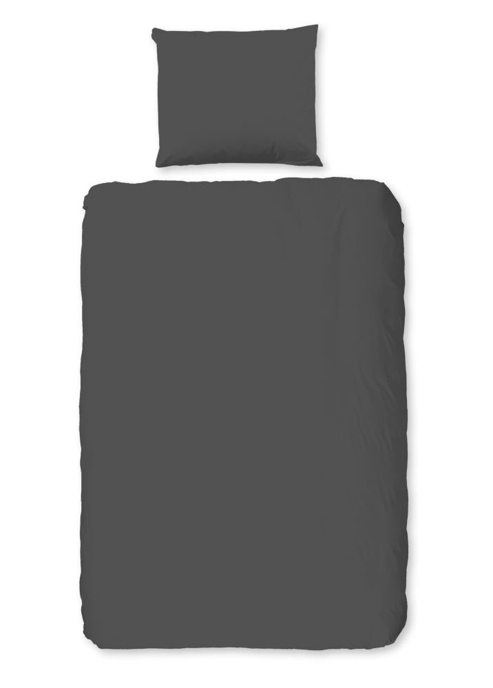 Overtrek van Good Morning, 200 x 220 cm, kussensloop 60 x 70 cm - Grijs