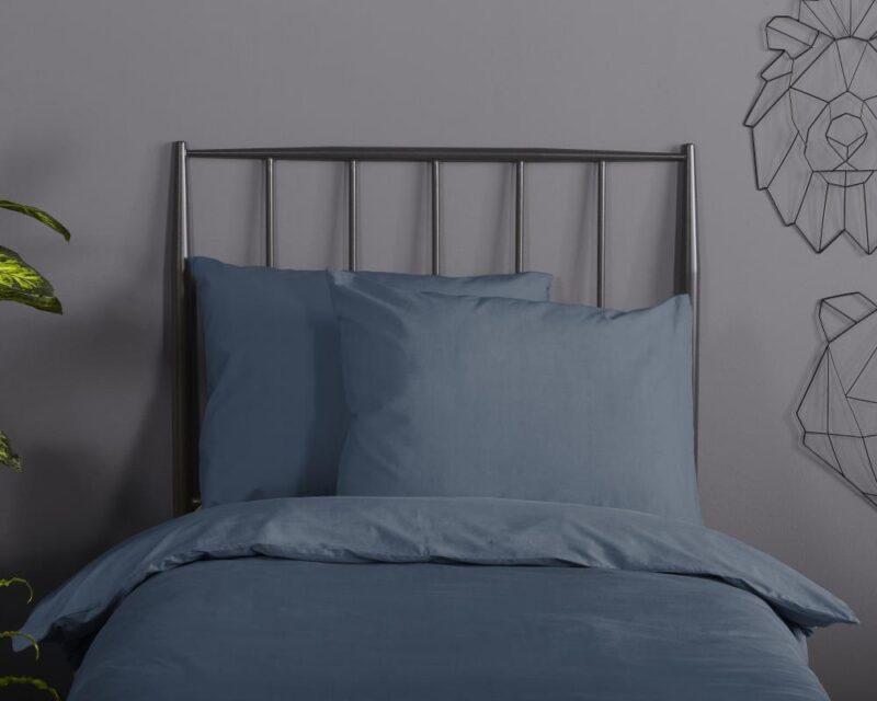 Beddengoed 140 x 220 cm van Good Morning, Blauw - kussensloop 60 x 70 cm