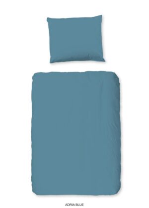 Good Morning dekbedovertrek - Blauw - 120 x 150 cm - 100% katoen