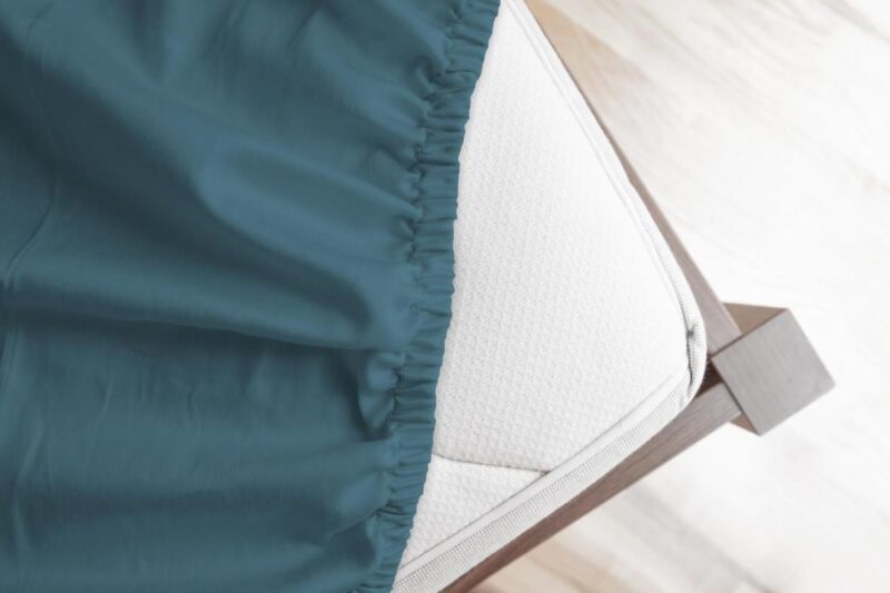 Hoeslaken 60 x 120 cm van Good Morning, Blauw - 100% katoen
