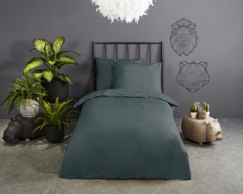 100% katoen dekbedset van Good Morning in 200 x 220 cm - kussensloop 60 x 70 cm